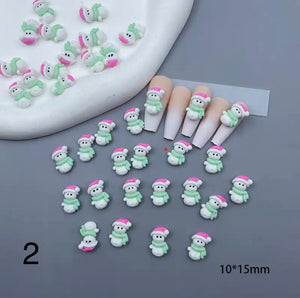 Cute Christmas Nail Charms