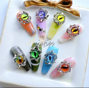 Evil Eye Nail Gems