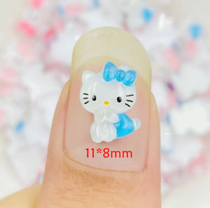 Cute Mini Kitty Nail Charms