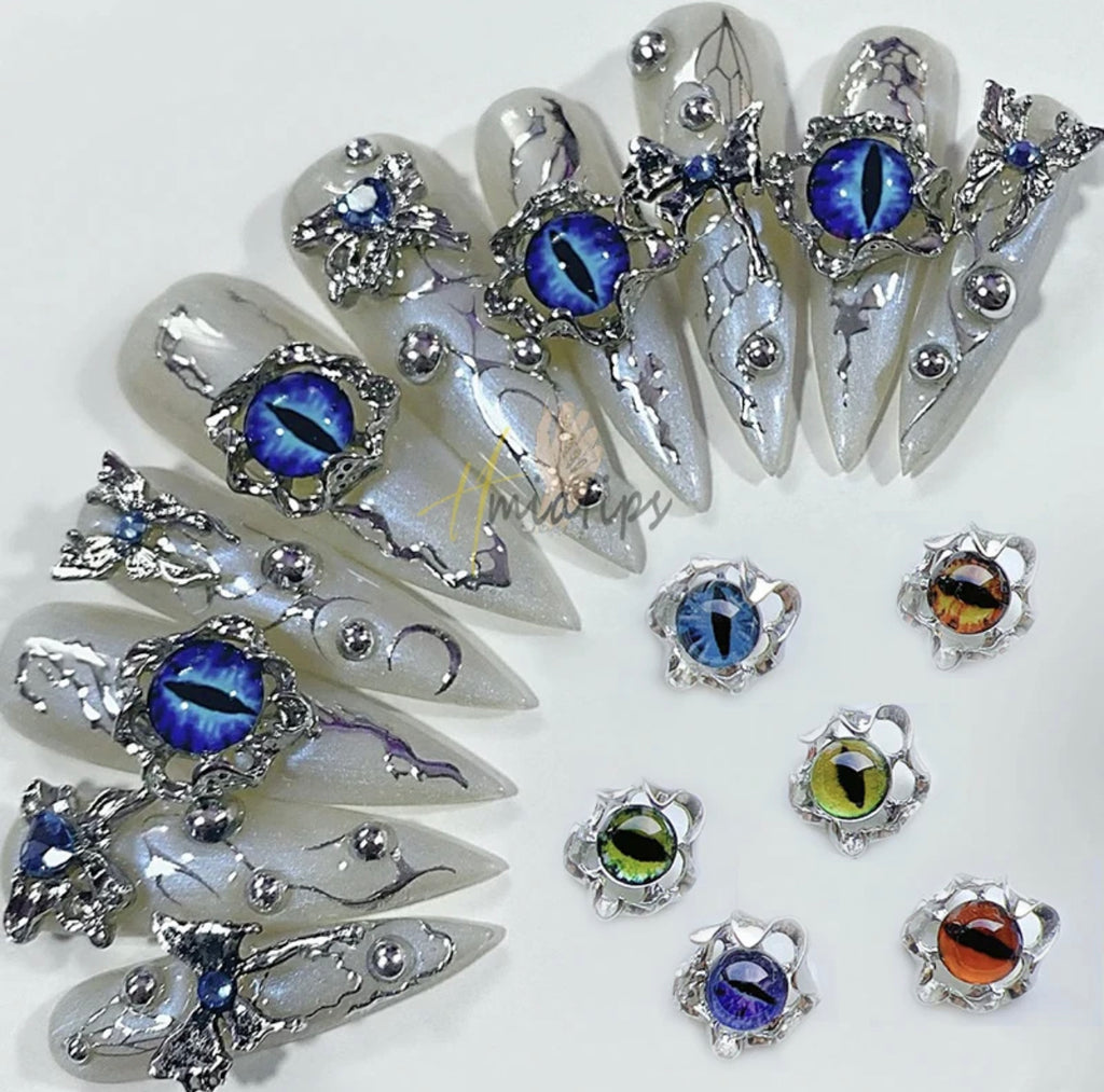 Evil Eye Nail Gems