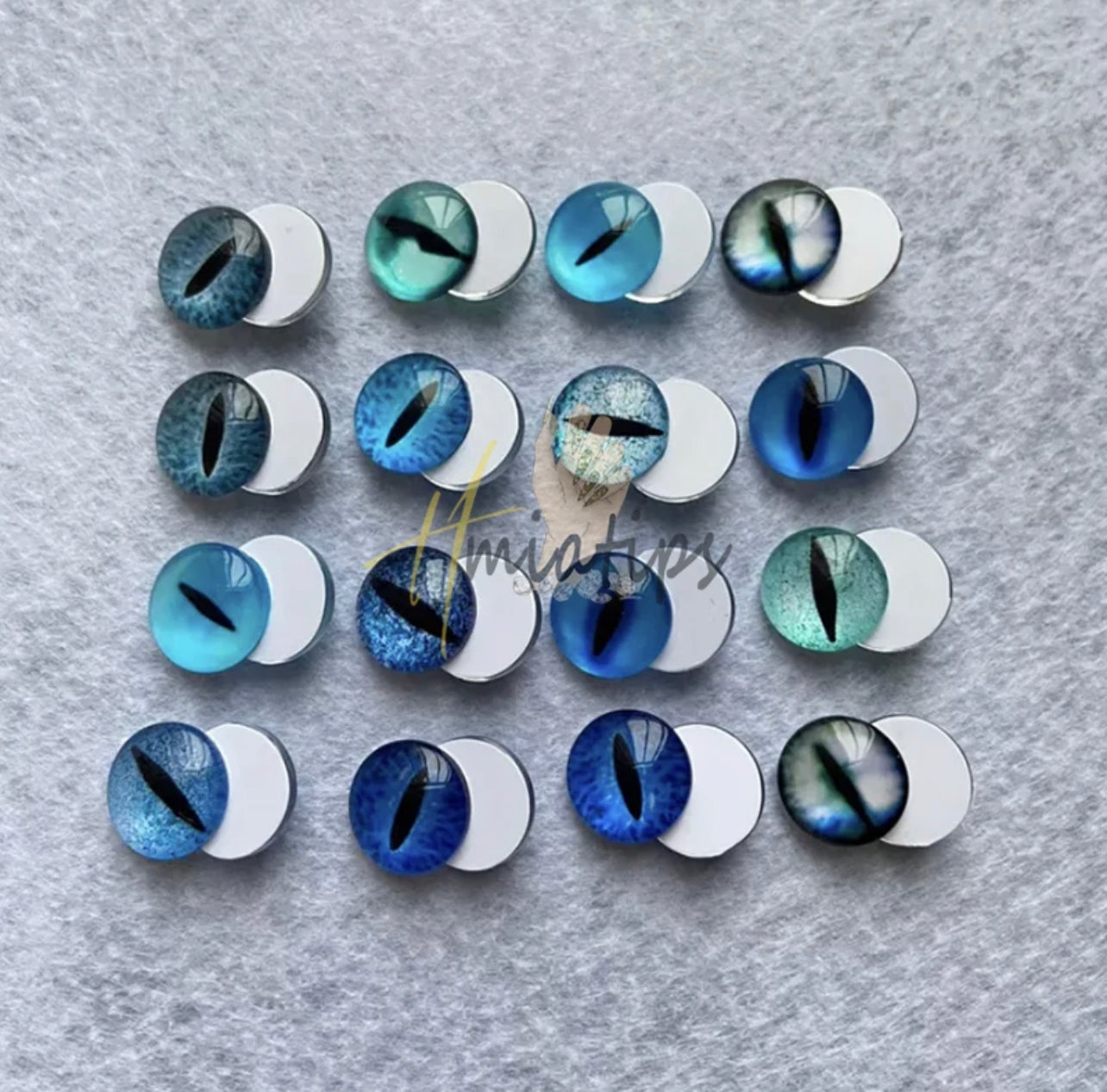 3D Evil Eye Mixed Nail Charms