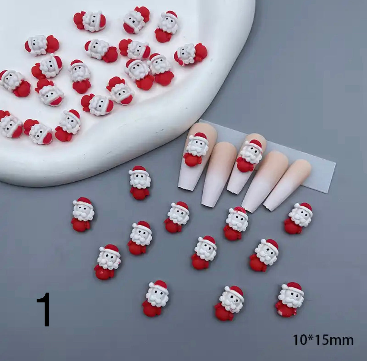 Cute Christmas Nail Charms