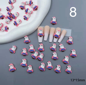 Christmas 3D Nail Charms