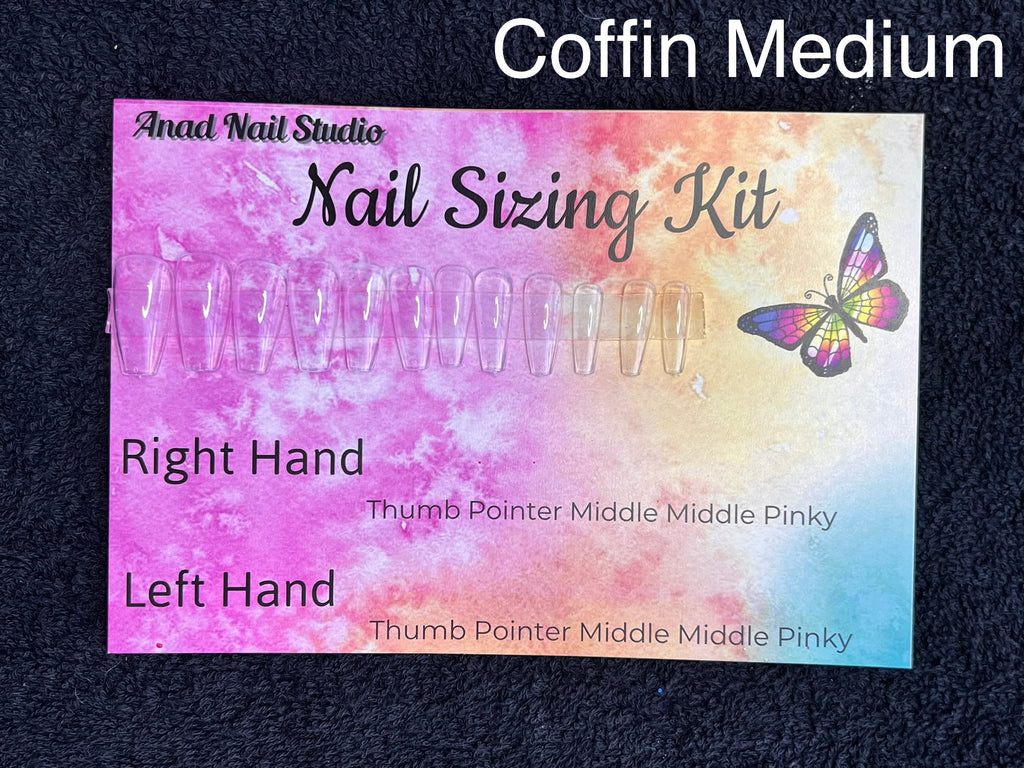 Press on Nail Sizing Kit for Clients