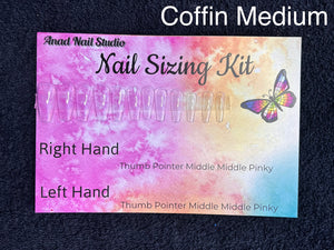 Press on Nail Sizing Kit for Clients