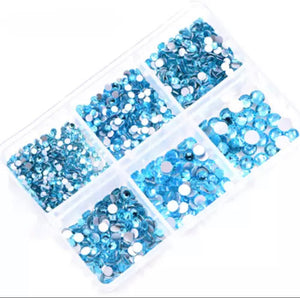 1200 Mixed Size Crystal Rhinestones