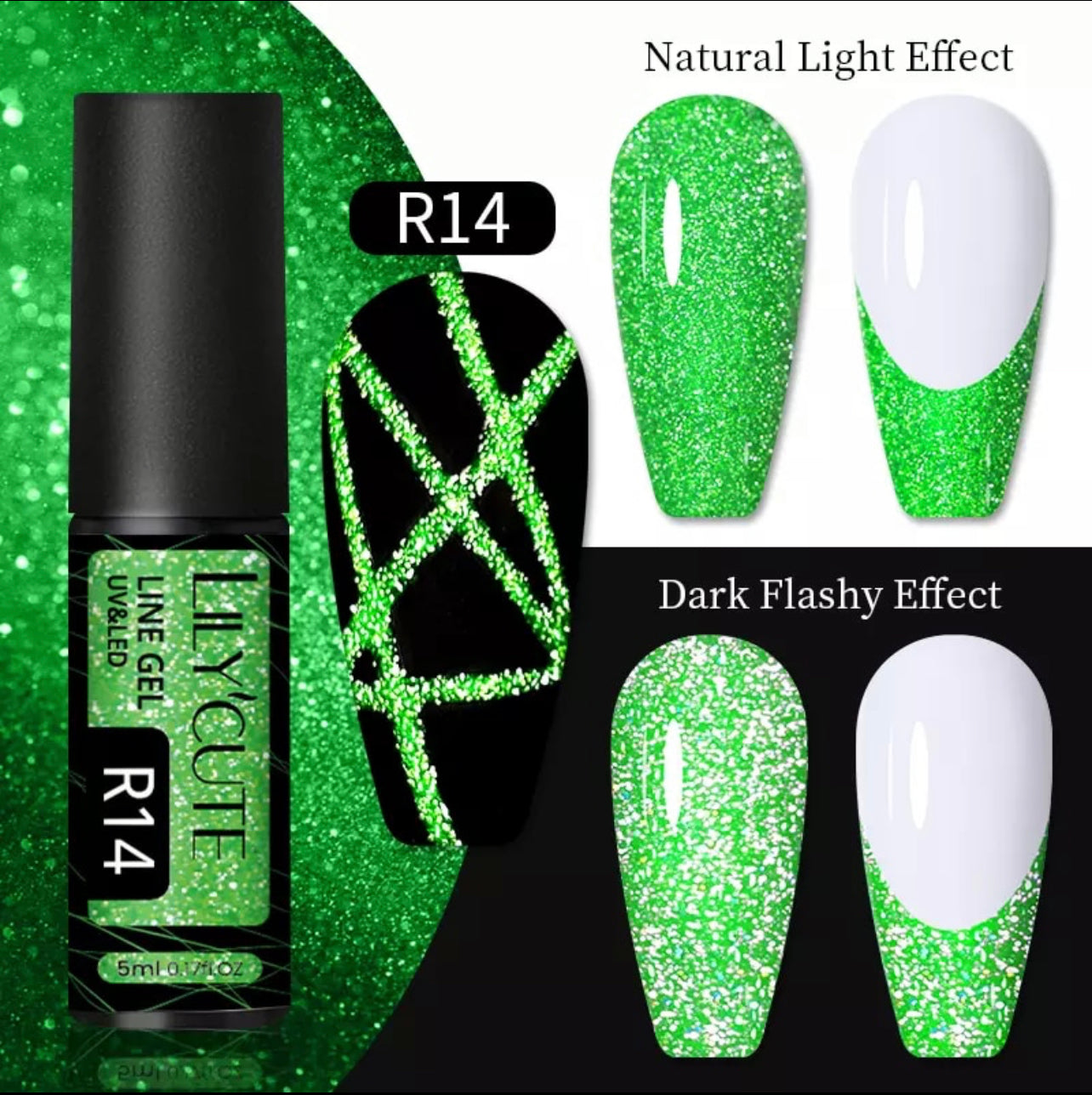 Lilycute Reflective Line Glitter