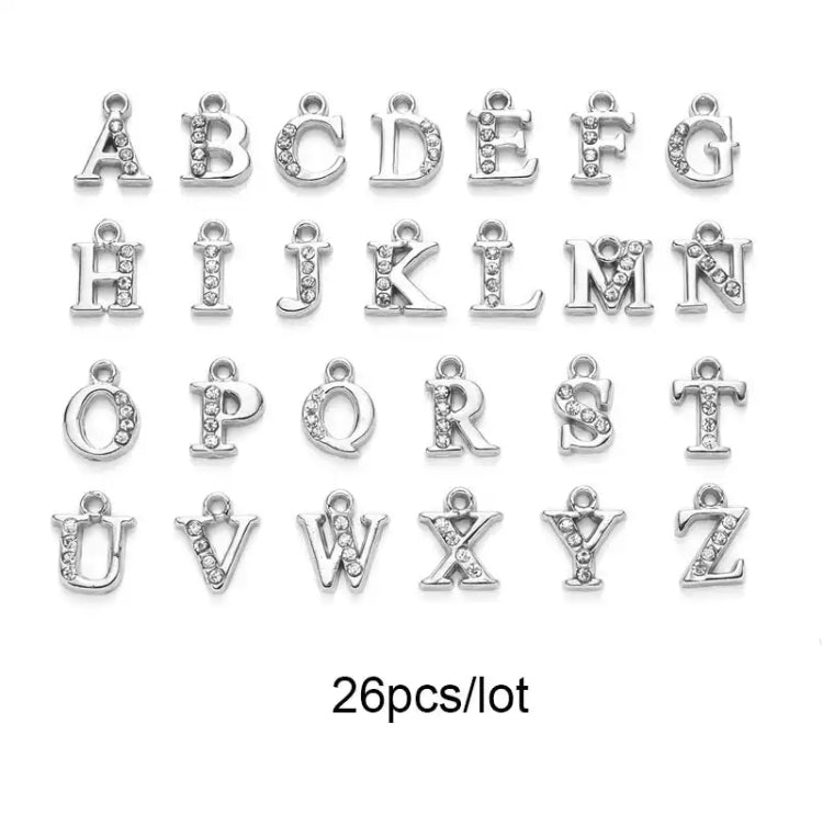 Dangling Alphabet Charms