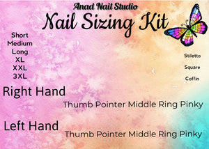 Nail Sizing Kit (Cards Only)