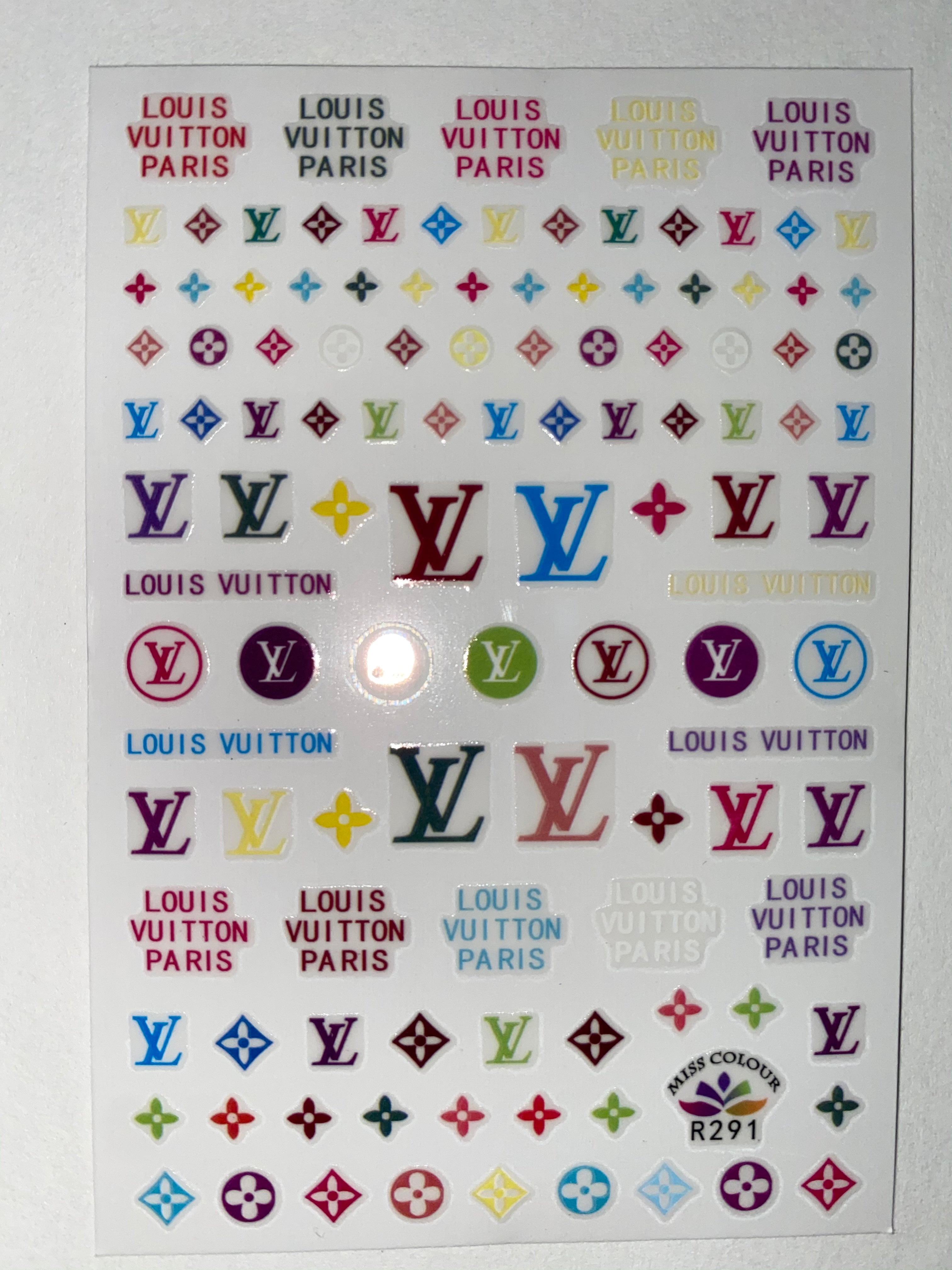 Brand Logo LV Nail Charms – Anad Nail Studio