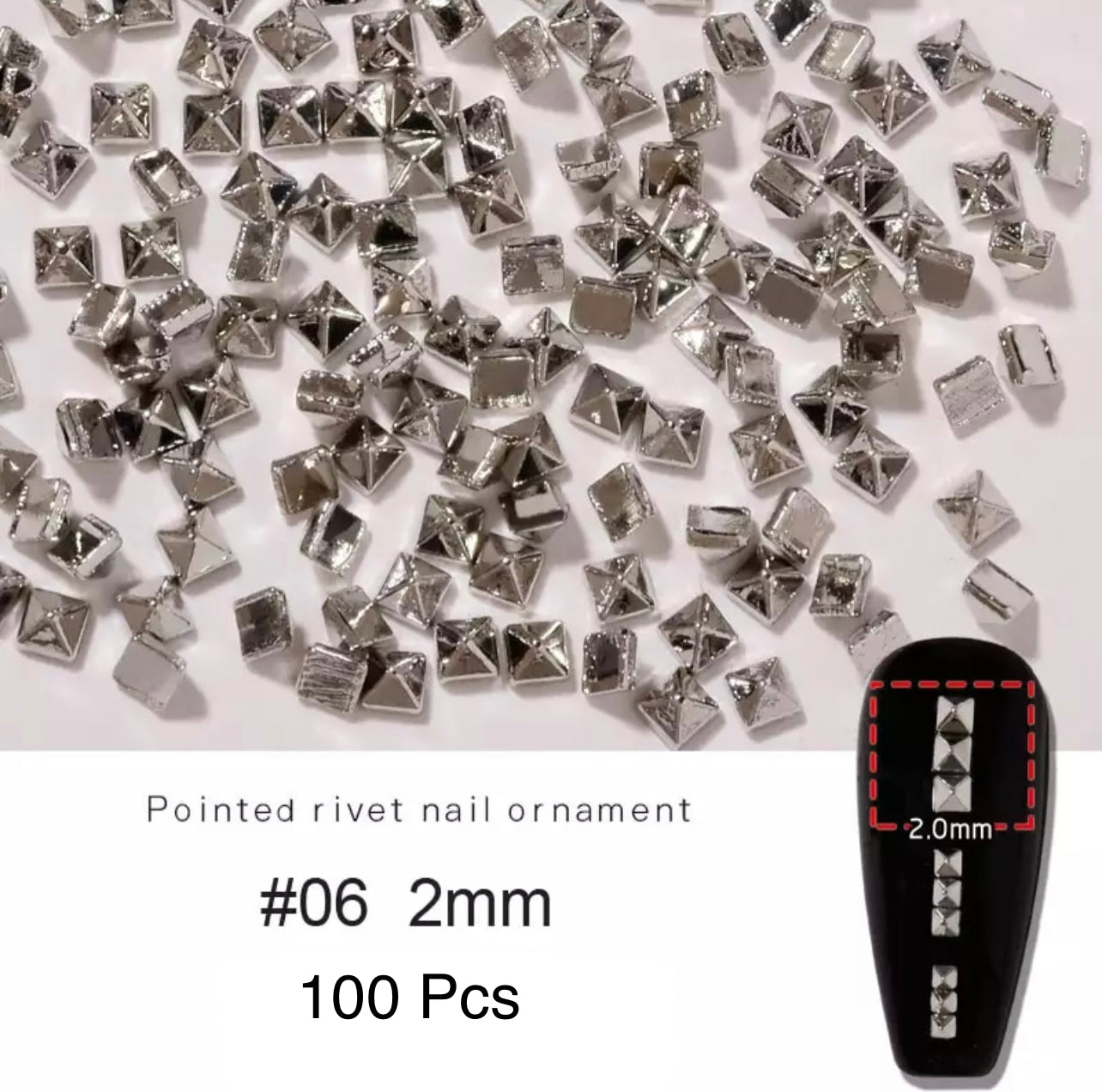 Punk Rivets Nail Studs