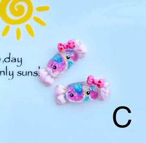 Unicorn Seahorse Kawaii Nail Charms