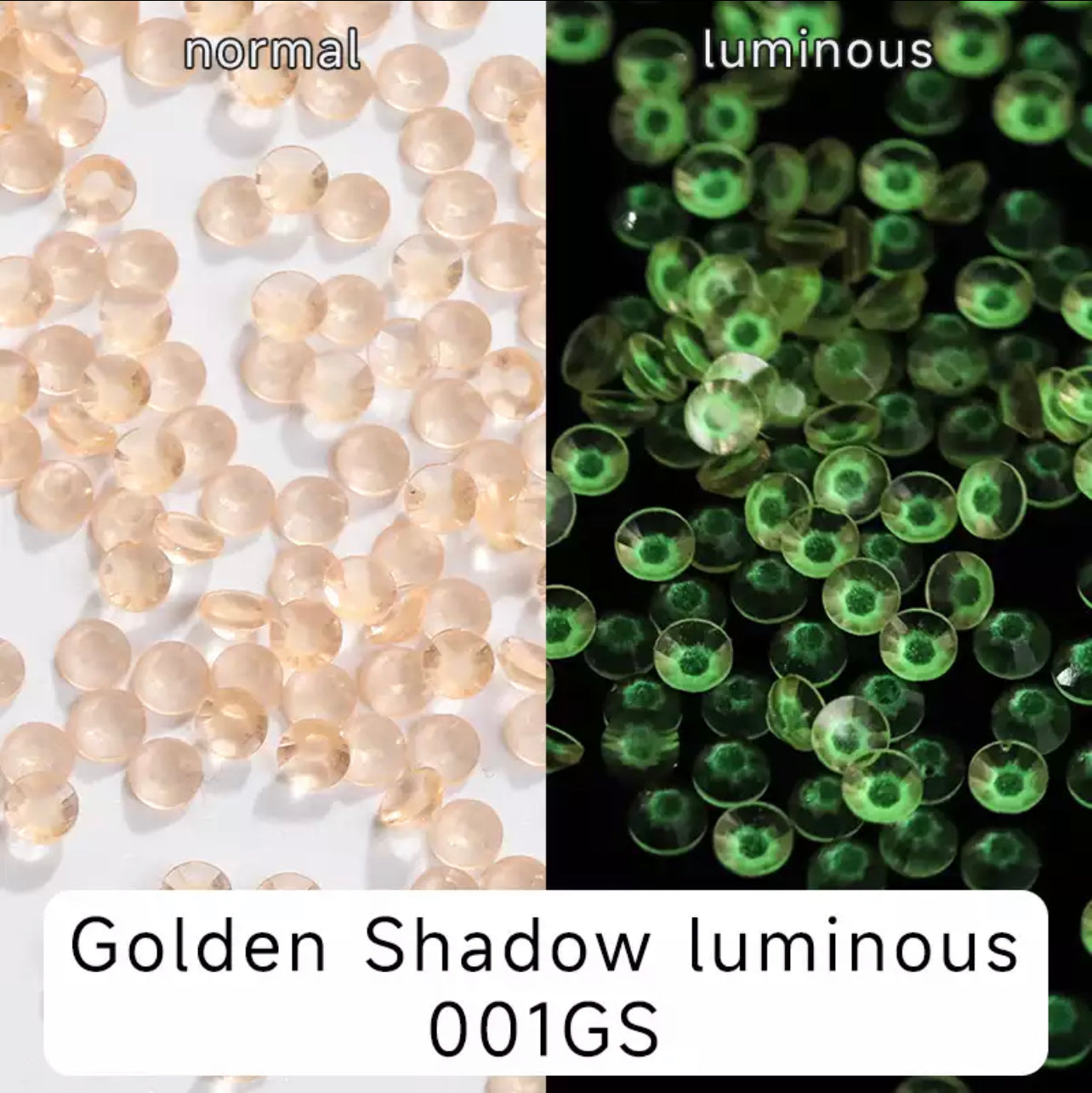 Luminous Glowing Resin Rhinestones