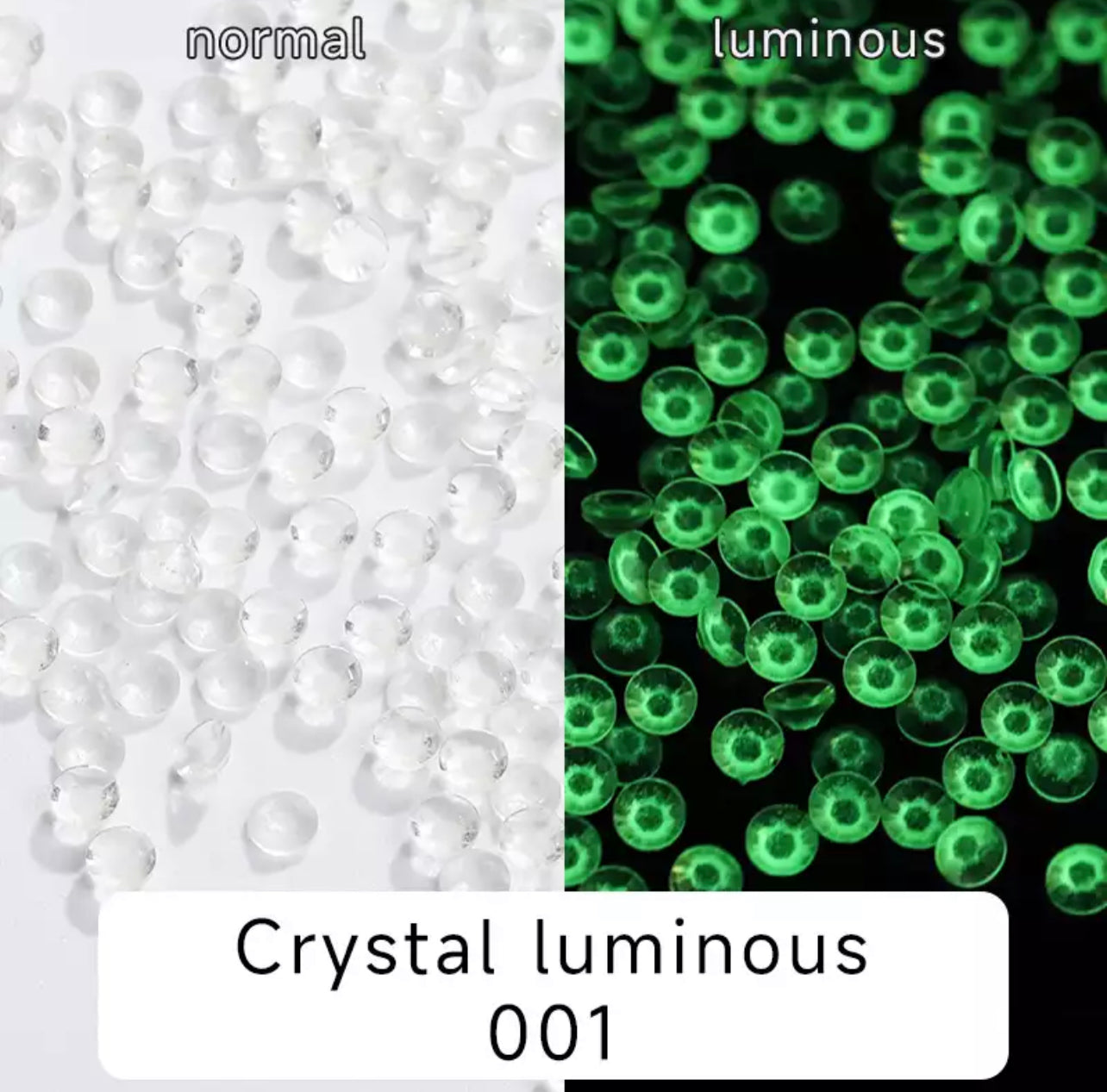 Luminous Glowing Resin Rhinestones