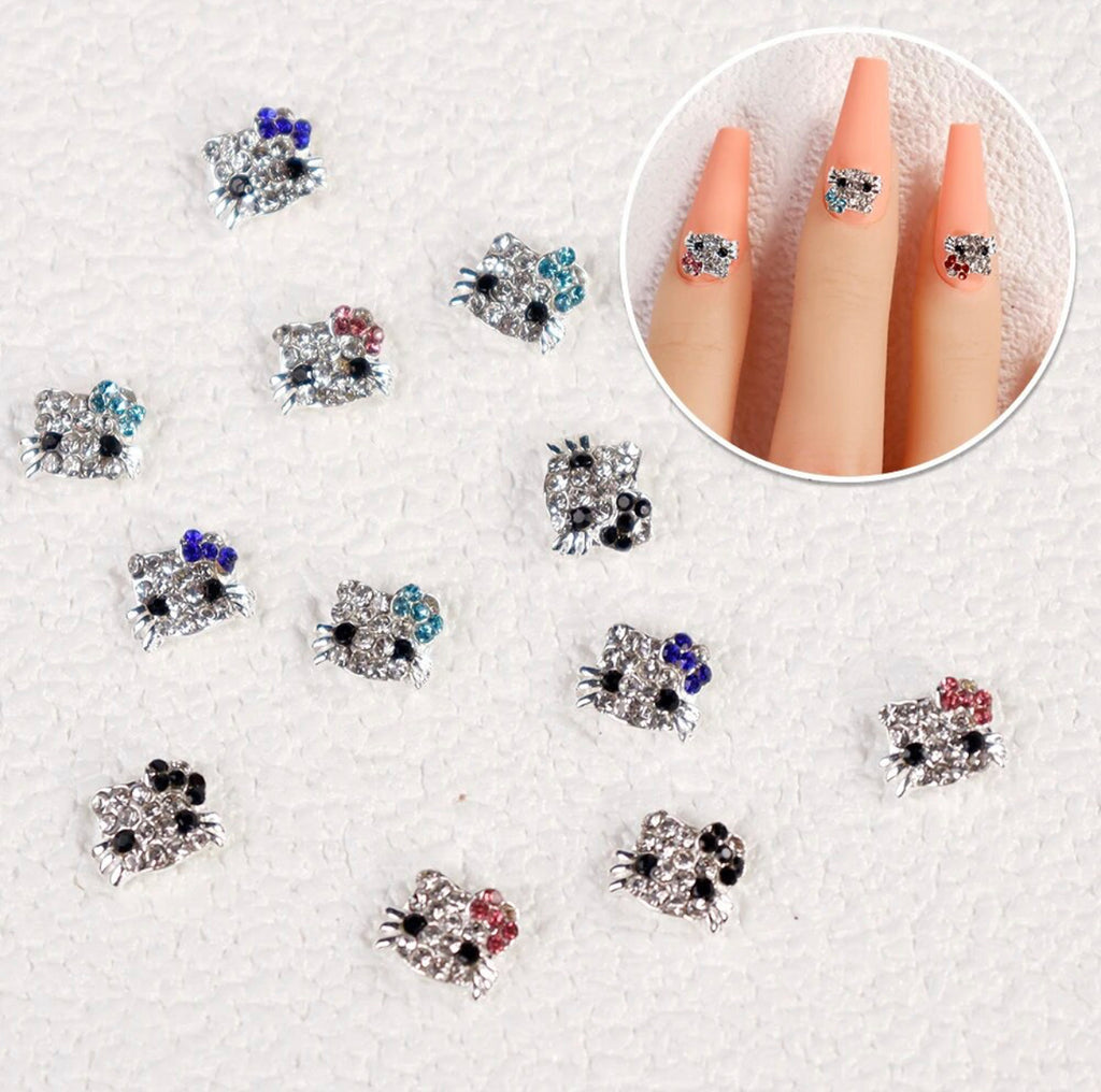 Hello Kitty Rhinestone Nail Charms