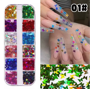 Holographic Butterflies Sequin Glitter