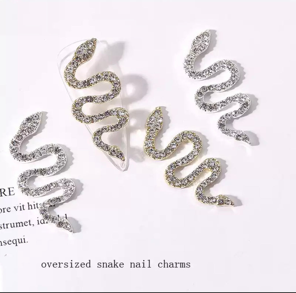 Snake Nail Charm