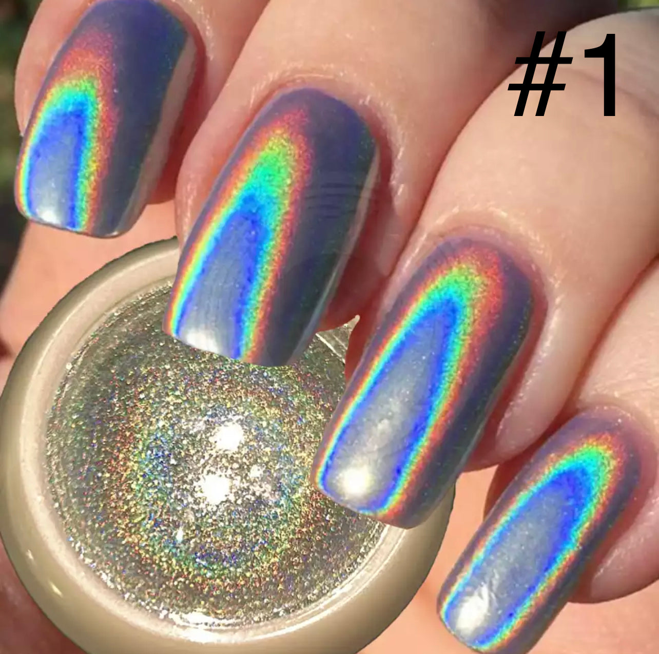 Laser Holographic Chrome Powder