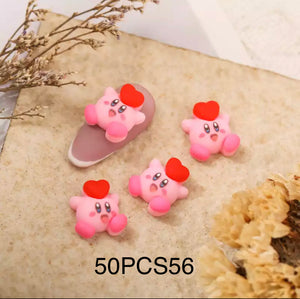 Kirby Mini Anime Nail Charms