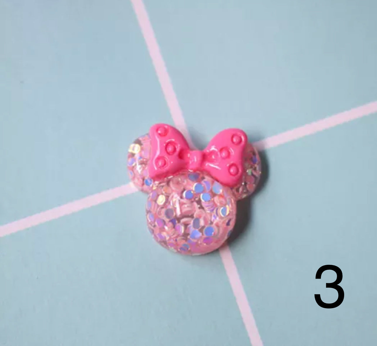 Cute Bear Star Cat Resin Nail Charms