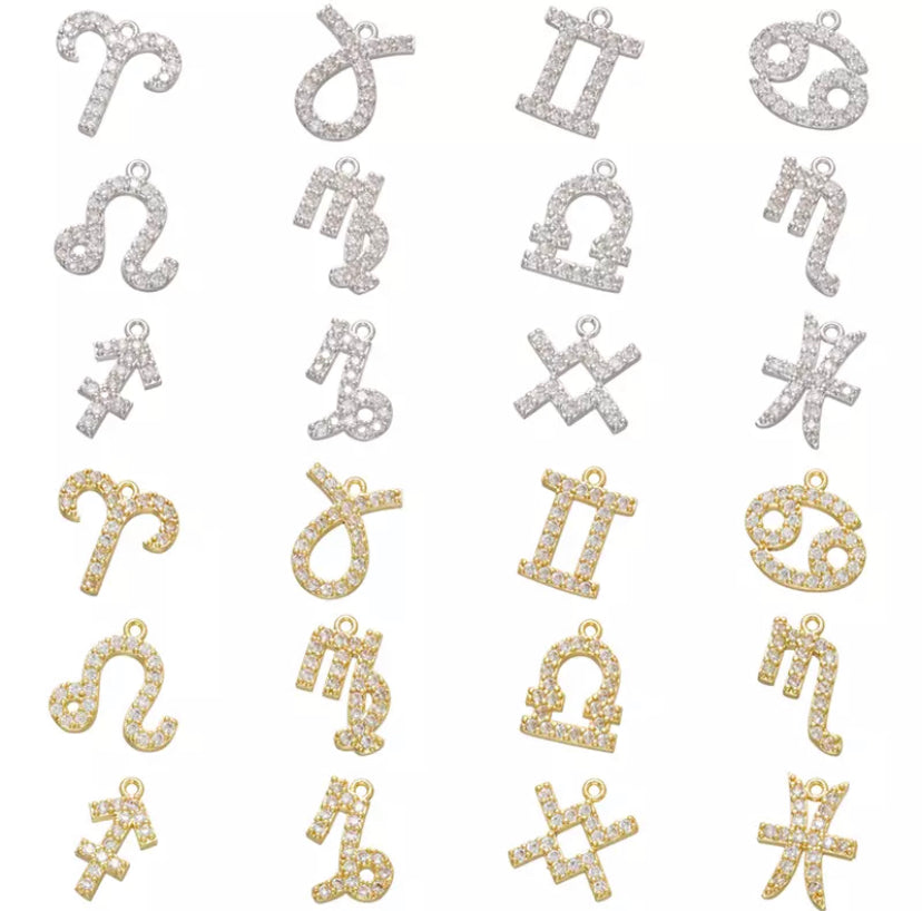 Dangling Zodiac Charms