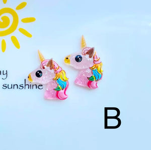 Unicorn Seahorse Kawaii Nail Charms