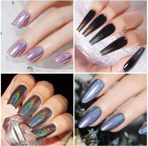 Holographic Silver Chrome Laser Dust