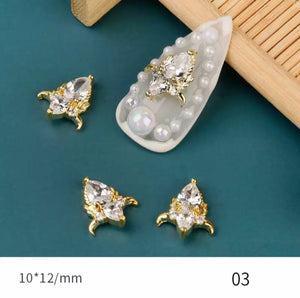 Luxury Diamond Zircon Nail Gems