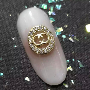 High Quality Zircon Diamond Ring Nail Charm