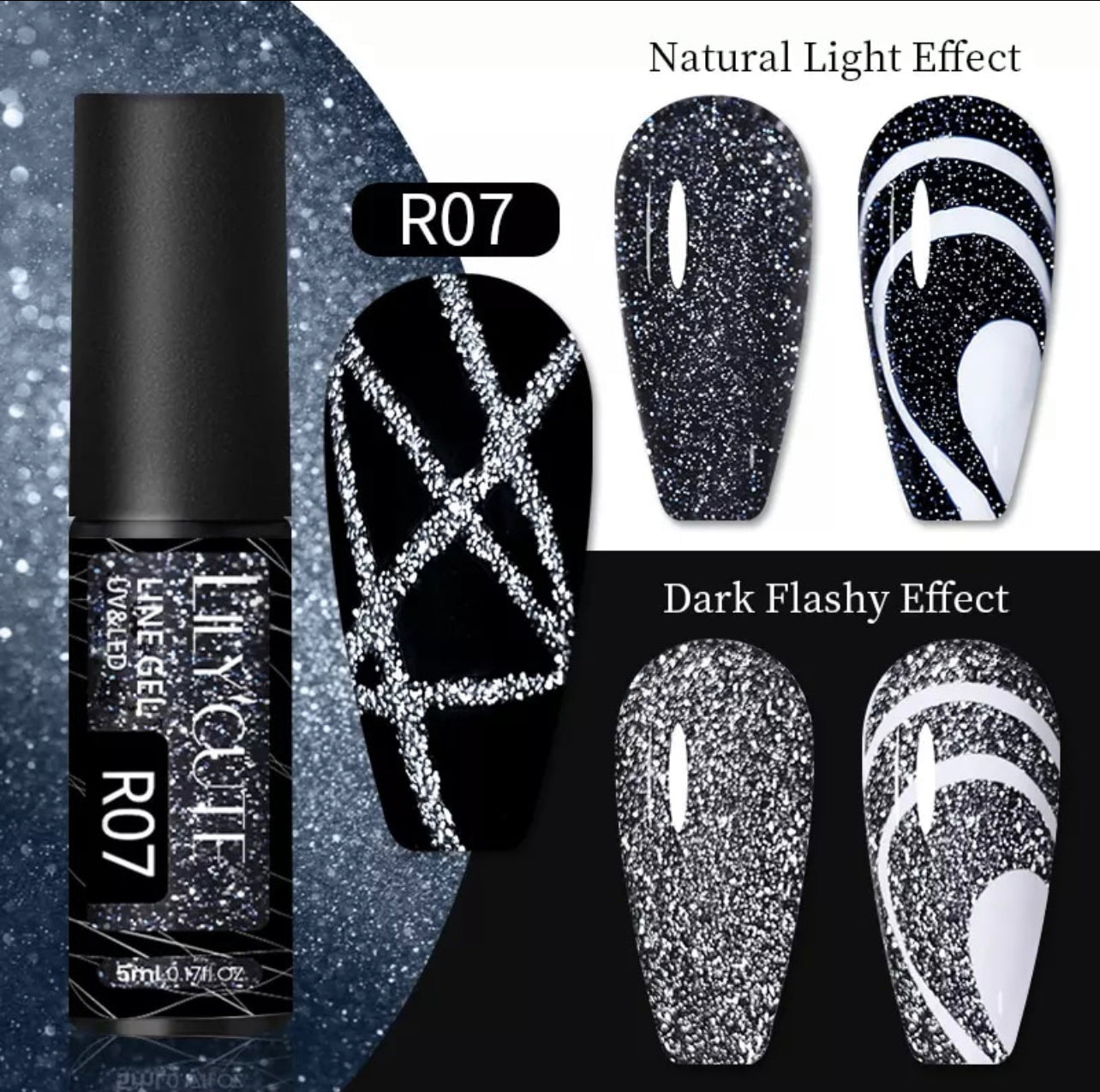 Lilycute Reflective Line Glitter