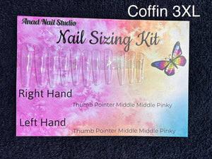 Press on Nail Sizing Kit for Clients