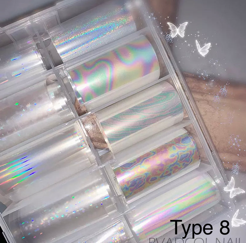 Transparent Nail Foil