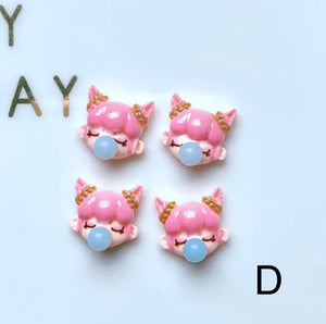 Mini Kawaii Princess Cartoon Nail Charm