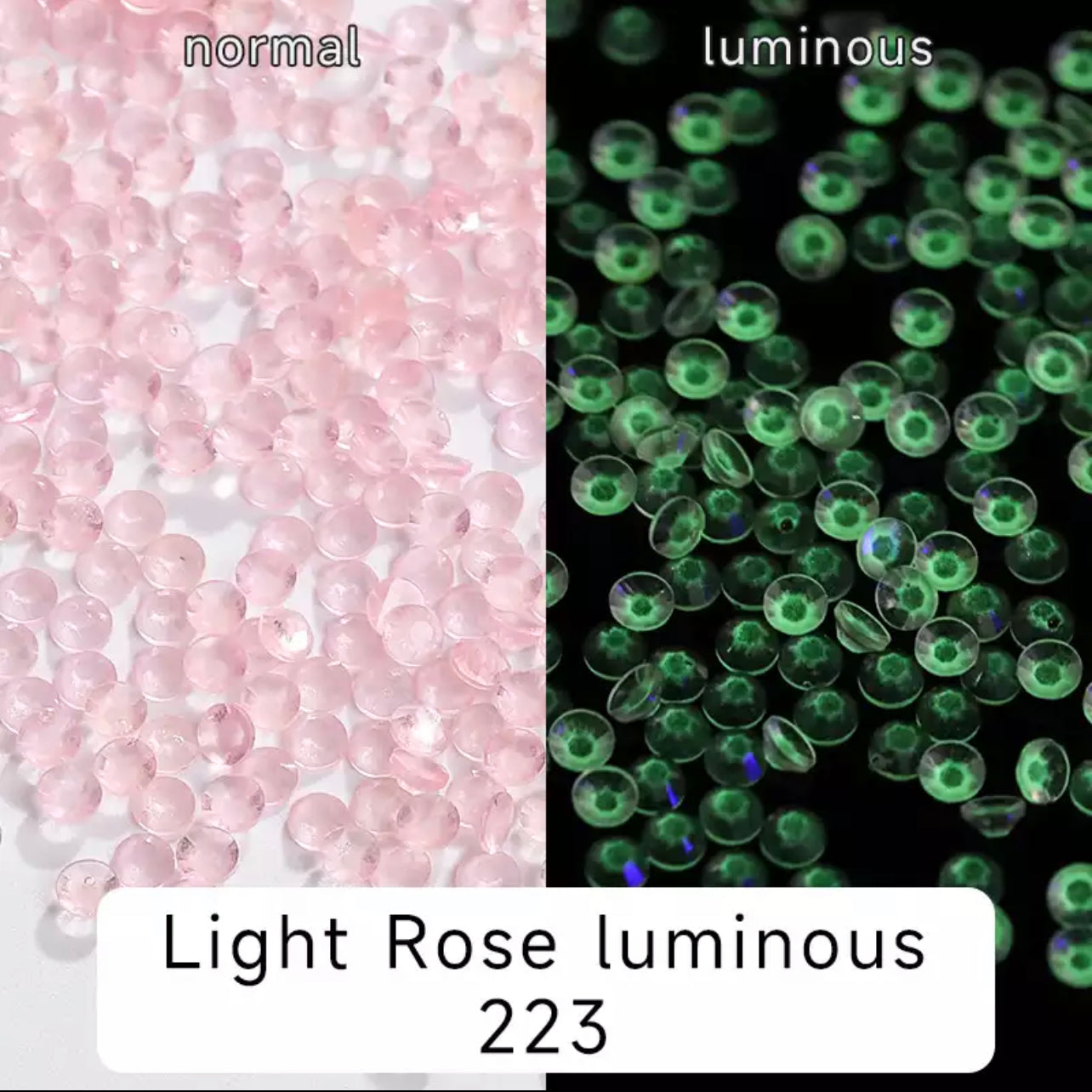 Luminous Glowing Resin Rhinestones