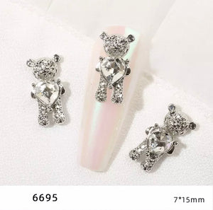 3D Bear Nail Charm