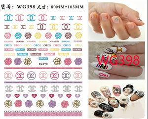 Brand Logo Nail Stickers 4