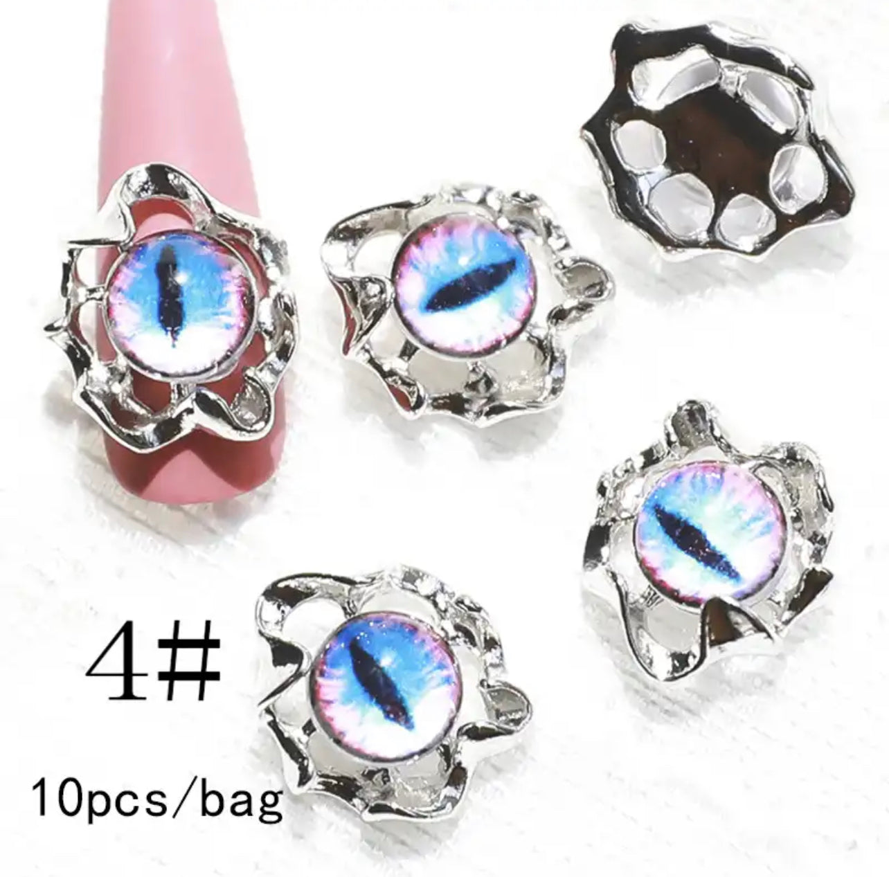 Evil Eye Nail Gems