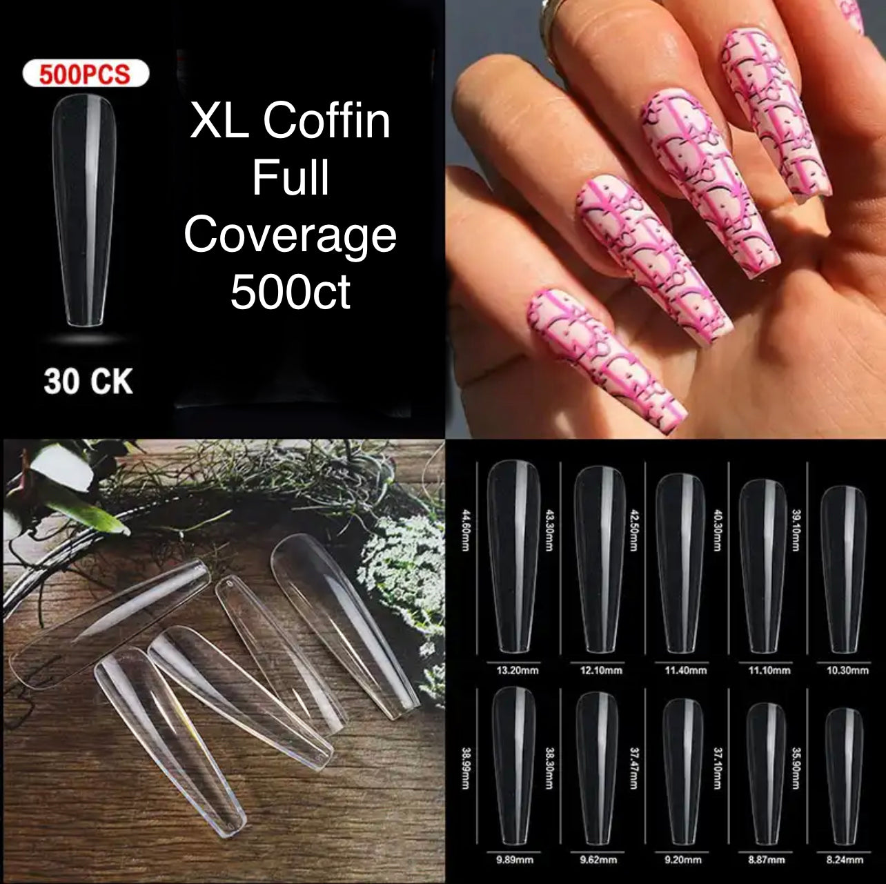 Coffin Press on Nails