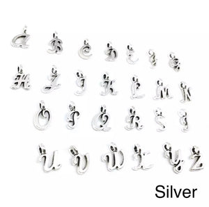 Dangling English Alphabet Charms