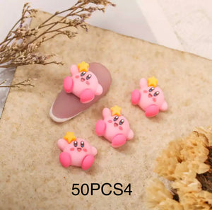 Kirby Mini Anime Nail Charms