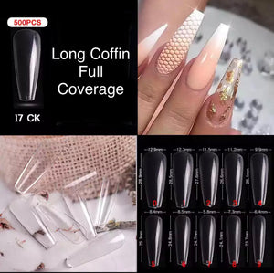 Coffin Press on Nails