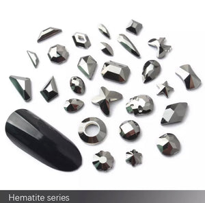 Fancy Rhinestones (Hematite)