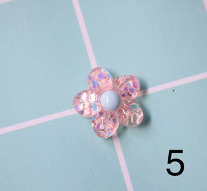 Cute Bear Star Cat Resin Nail Charms