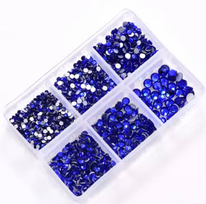 1200 Mixed Size Crystal Rhinestones