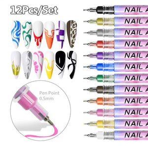 Nail Art Graffiti Pen Set