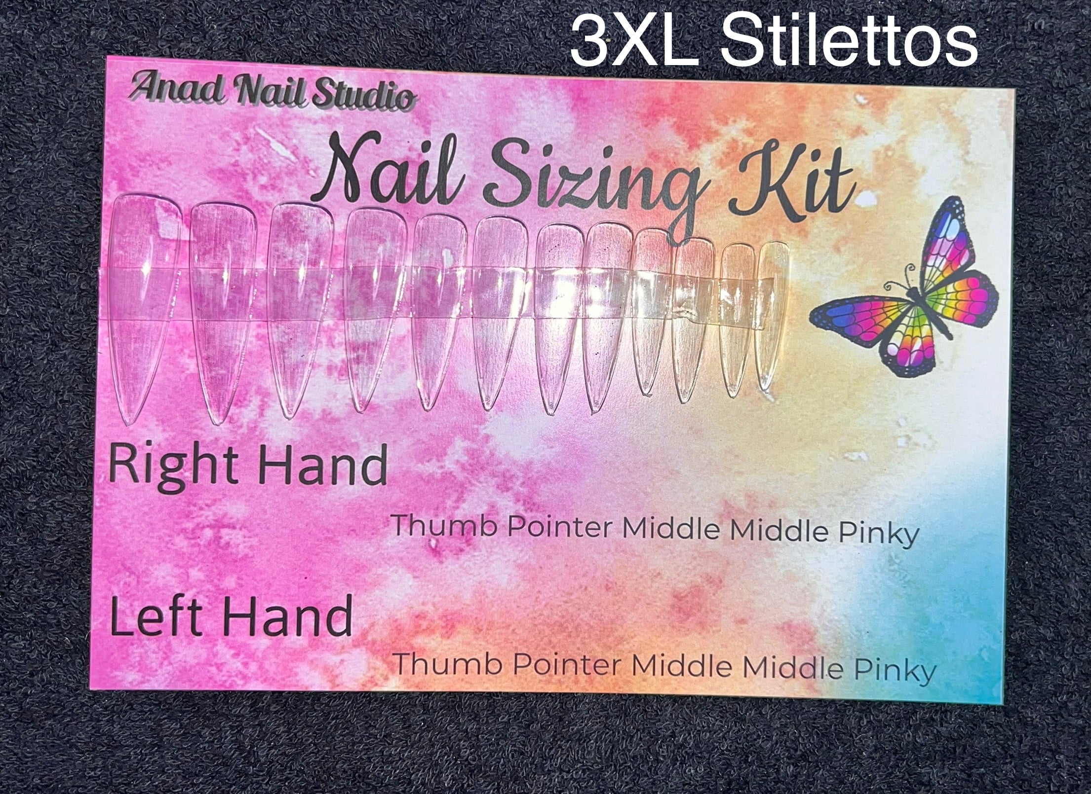 Press on Nail Sizing Kit for Clients