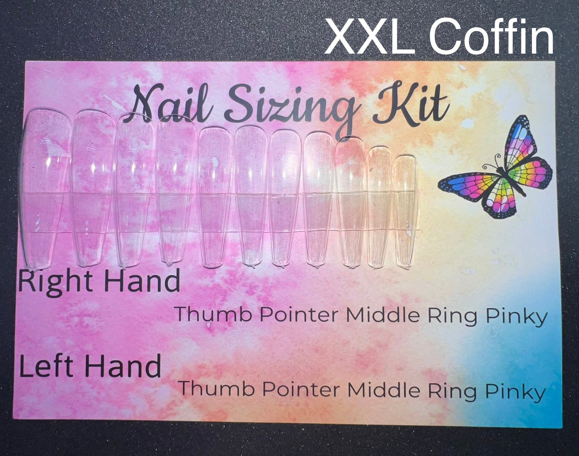 Press on Nail Sizing Kit for Clients