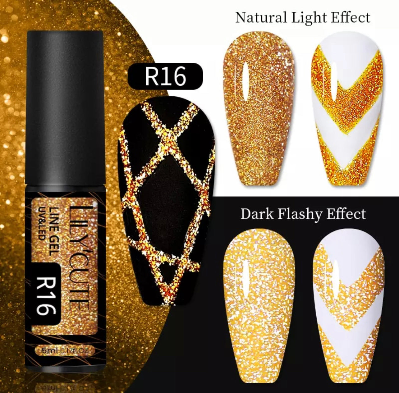 Lilycute Reflective Line Glitter